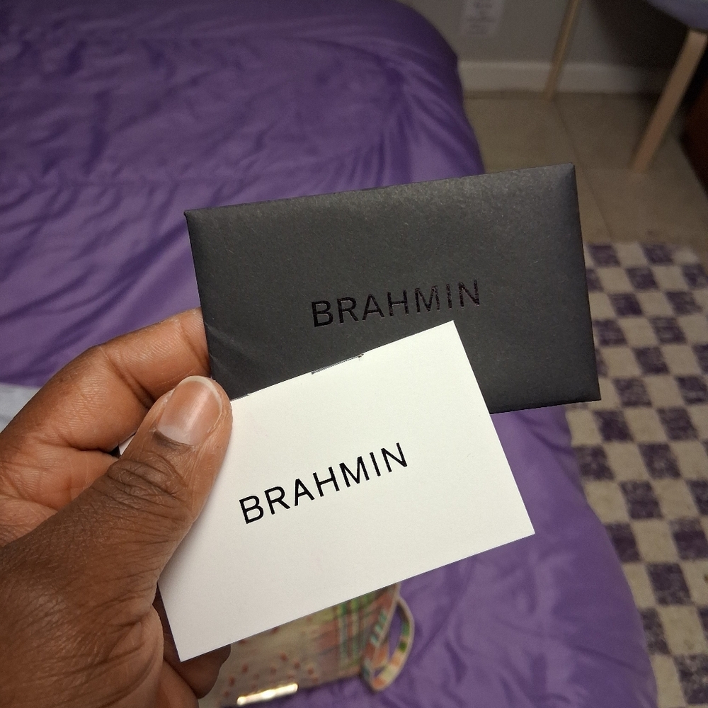 Brahmin Colorful Embossed Leather Bag - Picture 4 of 5